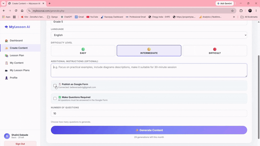 automated preferences